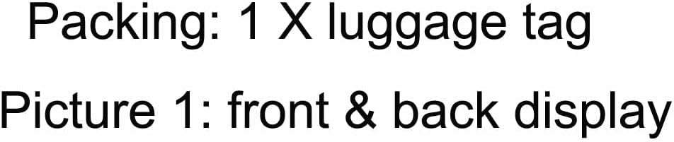 Luggage Tag Shark Face, Pu Leather Bag Travel Suitcases Id Identifier Baggage Label for Women Men Boys Girls