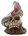 Produktbild Desktop-Skulptur Tierschädel Skulptur, Wolf Kopf Schädel Statue Schädel Modell Harz Handwerk Home Retro Halloween Dekoration Zubehör Kunstfiguren