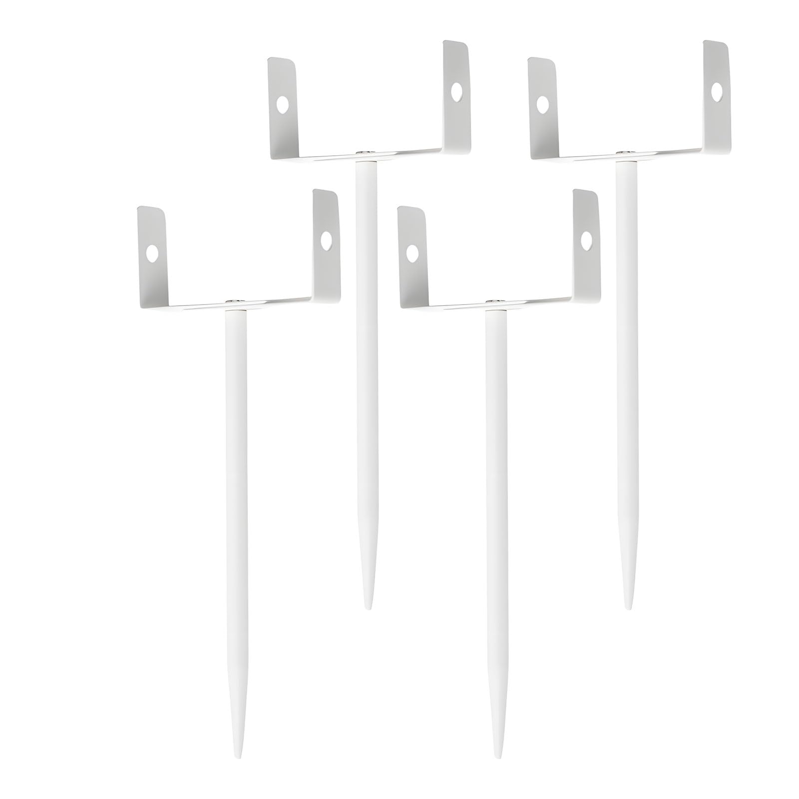Msioytog 4Pcs (2Pcs) Robust Iron Downspout Bracket Coating Storm Adjustable Fit Prevents Flooding Easy Setup Modifiable Grip