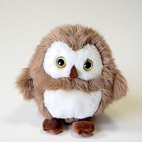Ryttir Chubby Big Owl Stuffed Animal, Adventure Stuffed Owl Plush Toy, Brave Boy's and Girl's Room Decor, Funny Owls Gifts for Kids and Women