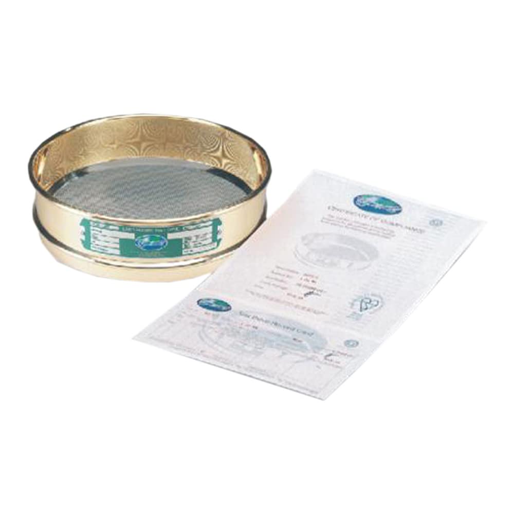 Verder 003SAW.063 Stainless Steel Sieves, ASTM E11:95 with Wire, 3" Diameter, 63 Ã‚µm Aperture Size