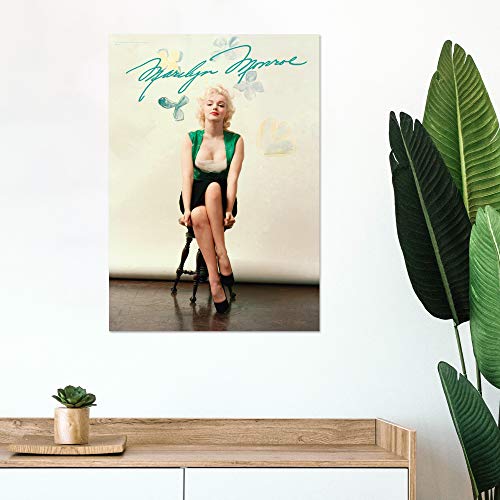 MIGHTYPRINT Marilyn Monroe - Signature – Durable 17” x 24 Wall Art – NOT Made of Paper – Officially Licensed Collectible
