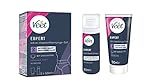 [Neu] Veet Expert Intim-Haarentfernungs-Set - Enthaarungscreme für den Intimbereich inkl. Multi-Benefit-Schaum - 2 x 50 ml