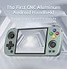 Consola de juegos retro de bolsillo ANBERNIC RG405M sin tarjeta, CPU Unisoc Tiger T618, pantalla táctil IPS de 4 pulgadas, batería incorporada de 4500 mAh, compatible con WiFi 5G y Bluetooth 5.0, color gris 6
