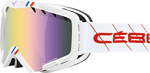 Cébé Hurricane Maschera da Sci, Bianco (Rooster)