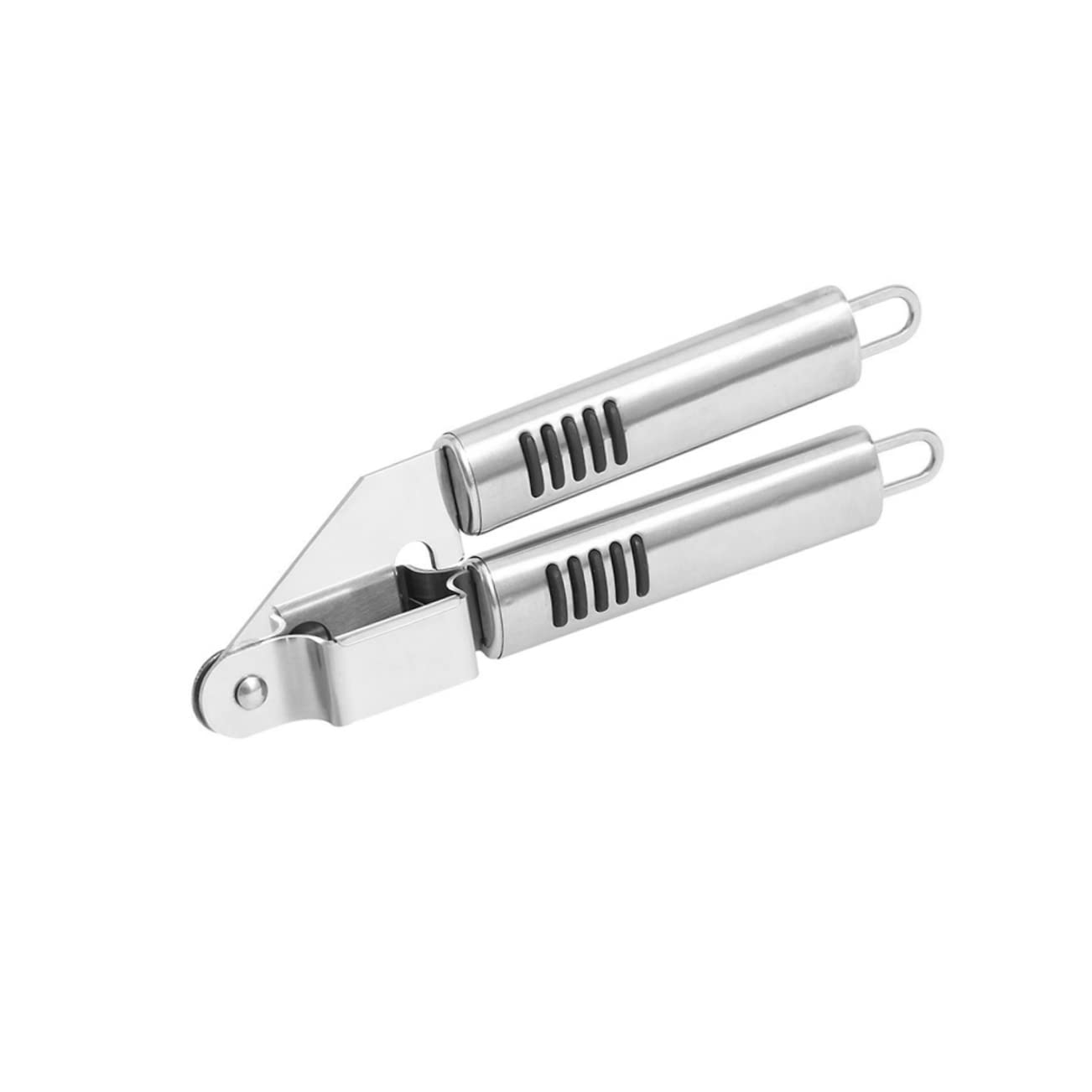 Cabilock Handheld Garlic Crusher Stainless Steel Garlic Press for Mincing Slicing and Crushing Ergonomic Kitchen Gadget for Home Cooking and Restaurants