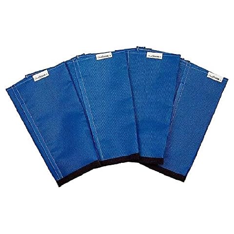 SHOOFLY Horse Leggins, Patented Loose Fitting Boots, Breathable Plastic Mesh (Blue/Large) Cover