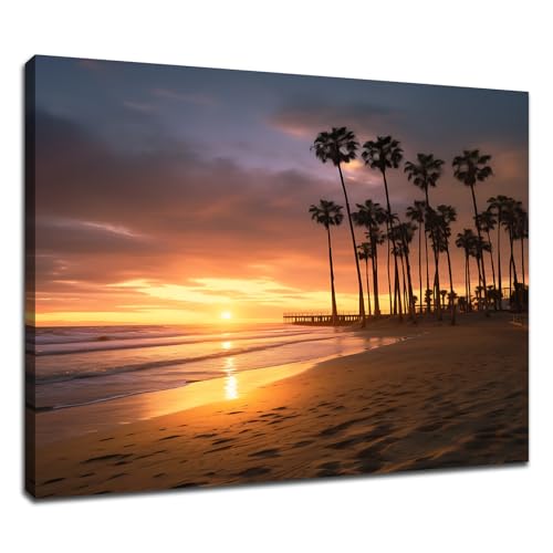 Affiches de paysage marin tropical et impressions sur toile de plage