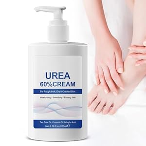 60% Urea Cream – Reparaturcreme für Füße und Hände – Fußcreme für rissige Fersen und trockene Haut – Maximale Stärke für Hand, Fuß und Körperpflege 200ML