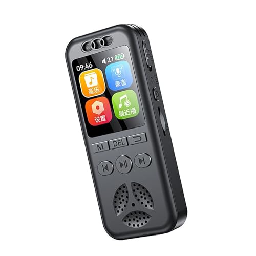 Digital Sound Recorders with Screen 260mAh Battery Supports Up to 64GB Storage (Card Not Included)