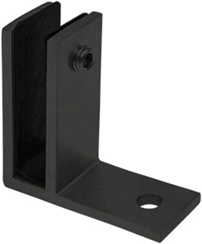 304 Stainless Steel Black Glass Clamp Pool Fence Railing Post Clamps for Glass Thickness 15mm-20mm,1 pcs,F clamp