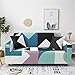YJNH Copridivano Elastico Fantasia Geometrica, copridivano Universale colorato per Soggiorno, copridivano A6 3 posti