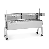 BBQ 2 en 1: Disfruta de auténticos asados con nuestro asador giratorio. Su calidad hará que puedas disfrutar de deliciosos asados y de la parrilla tradicional. Todo en un cómodo grill para minimizar el espacio y maximizar el sabor.