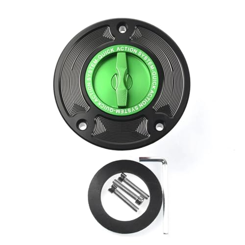 Bouchon réservoir carburant moto sans clé vert Suzuki GSR600 2006-2019