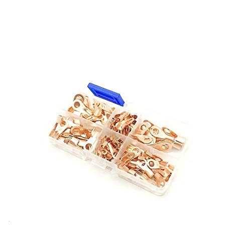 Davitu （Modular assembly） OT5A-300A Copper Wire Terminal Copper Joint Ear Copper Wire Nose OT Open Nose - (Color: 5A-60A)