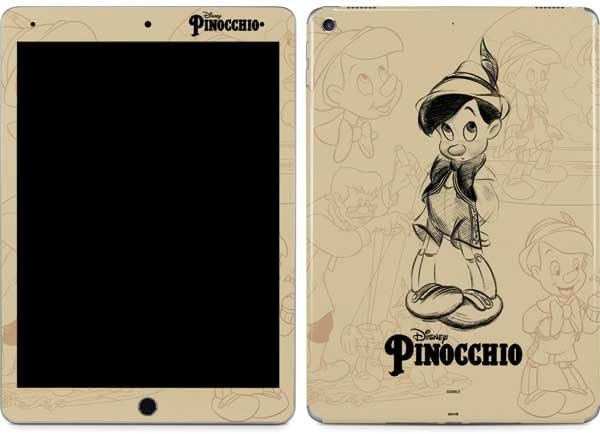 Skinit Decal Tablet Skin Compatible with iPad Air 10.9in (4th Gen, 2020) - Officially Licensed Disney Pinocchio Sketches Portrait Design