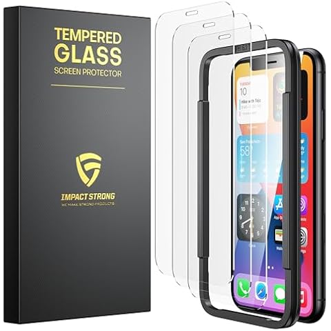 ImpactStrong Glass Screen Protector for iPhone 11 / iPhone XR Cover