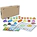 Play-Doh Shapes and Colors Set, 5 Activity Playmats, 15 Tools & 10 Cans of Assort. Colors, Back to School Classroom Supplies, Preschool Toys, Ages 2+ (Amazon Exclusive)