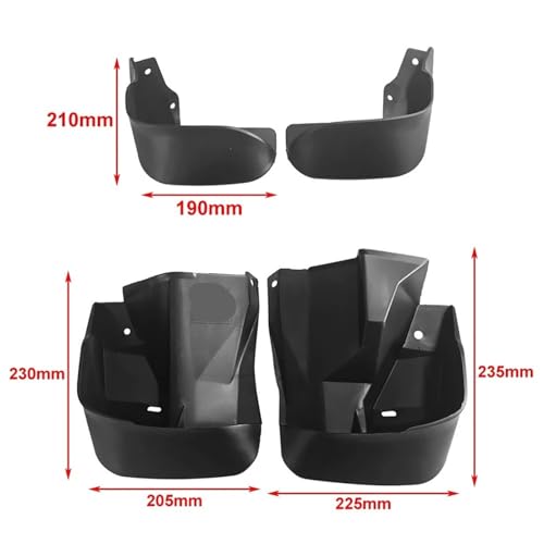Garde-boue de roue de voiture Civic protection anti-projection - 2