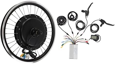 BTIHCEUOT 20 Inch Electric Wheel Kit, Electric Conversion Wheel Kit Strong Bearing Capacity 48V 1000W LCD S866 Meter for Electric Vehicle