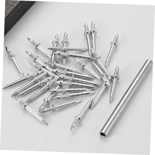 Set de clavos para colgar cuadros de doble cabeza sin costuras para instalación fácil, reparación del hogar y fijación de muebles miniatura 3