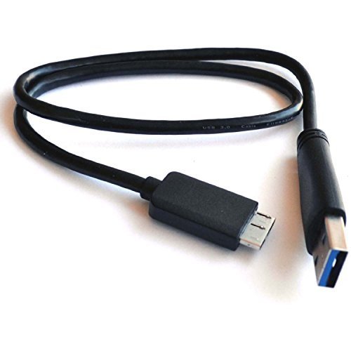 PDTXCLS Yasirona Bargains Depot Electronics Products 1.5 ft USB 3.0 Data Cable Cord for LaCie Porsche Design P'9220 500GB 301998 1TB 302000