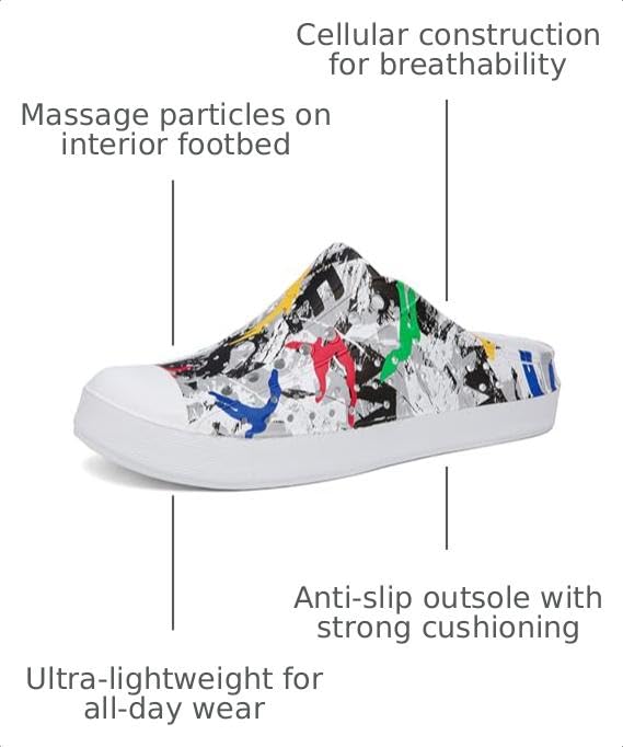 Image of CERYTHRINA Women's Garden Clogs Shoes Breathable Quick Drying Sandals Slippers Beach Footwear