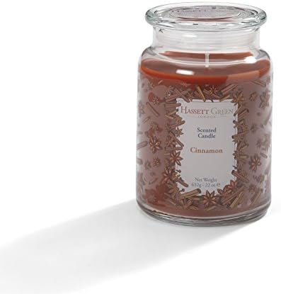 Hassett Green London Scented Candle Jar - Hearts & Roses (22 OZ)