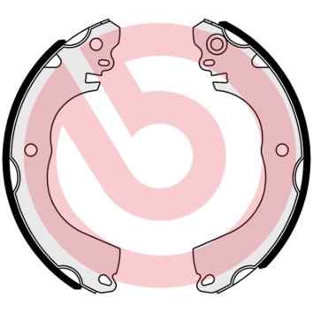 Brembo S 68 546 - Ganascia Freno - Posteriore - 2