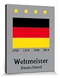 QUALITÄTS DEKO: Sie erhalten ein hochwertiges Wand Bild, aufgespannt auf stabilem Holzkeilrahmen.
