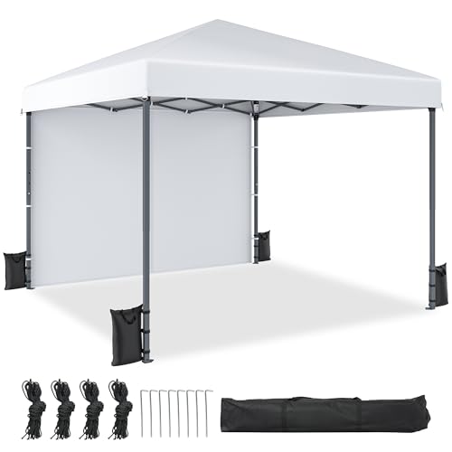 DWVO Pavillon Faltpavillon, Faltbarer Stabil Pop up Wetterfester Gartenpavillon mit Schutz, höhenverstellbar für alle Jahreszeiten ideal für Märkte Pool Wasserdicht und robust 3x3M Weiß DWVO Pavillon Faltpavillon, Faltbarer Stabil Pop up Wetterfester Gartenpavillon mit Schutz, höhenverstellbar für alle Jahreszeiten ideal für Märkte Pool Wasserdicht und robust 3x3M Weiß