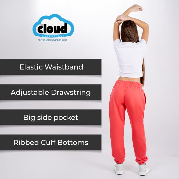 3 Pack Womens Sweatpants Comfortable Fleece Ladies Joggers3