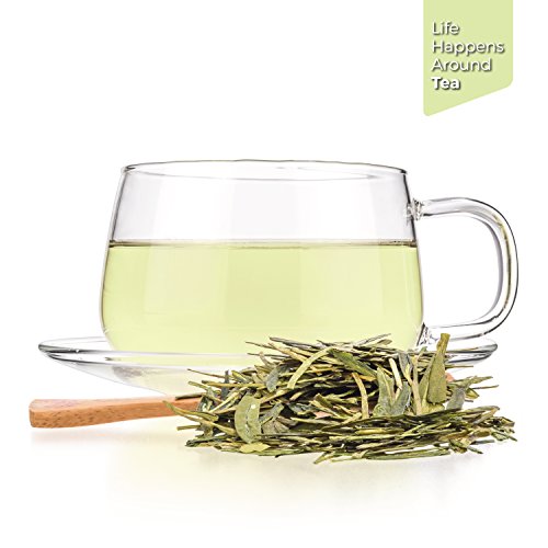 Tealyra - Premium Dragon Well - Long Jing - Green Tea - Best Chinese Loose Leaf Tea - First Grade - 100-gram