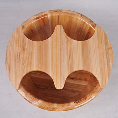 Spa de pies barril de madera para remojo relajante miniatura 3