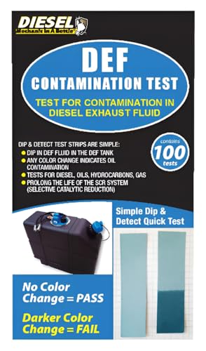 B3C Fuel Solutions DEF 7-040-9 Diesel-Exhaust-Fluid Contamination Test Strips (Pack of 100)