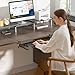 suptek Keyboard Tray Under Desk Pull Out with C Clamp Mount, Computer Keyboard & Mouse Tray, 25.6 (30 Including Clamps) x 11.8 inch Slide-Out Platform Computer Drawer for Typing, DSF1C