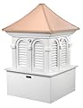 Good Directions Smithsonian Alexandria Vinyl Cupola with Copper Roof, 26" x 37"
