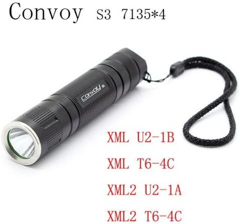 Convoy S3 71354 3/5Modes 2 Groups LED Flashlight 18650.