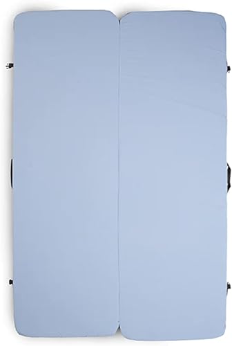 HEST Dually - Colchón portátil para acampar, espuma viscoelástica mejorada, colchón doble, capacidad para dos personas