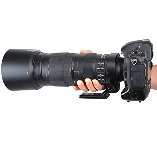 Ishoot Lens Collar Support Tripod Mount Ring Compatible With Nikon Af-S Nikkor 200-500Mm F5.6E Ed Vr -With Arca-Swiss Fit Quick Release Plate Compatible With Arca-Swiss Standard Ball Head Of 39Mm #TOP5