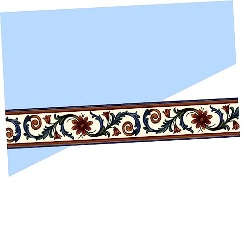 Housoutil Adesivo De Parede Linha Da Cintura Adesivos De Azulejo Borda Da Vara Papel De Borda De Par