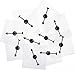 Gejoy 10 Pack Transparent Spinners Dry Erase Math Game Spinner with Rotating Arrow