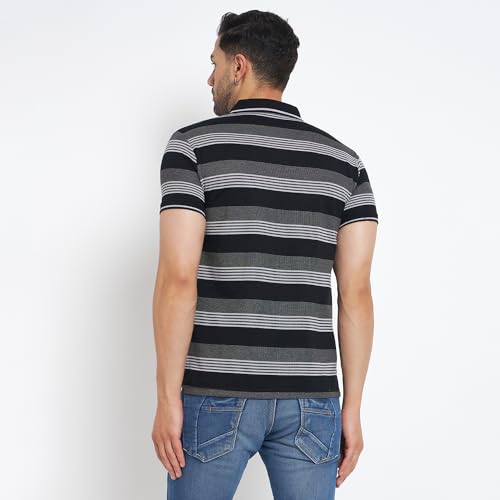 Image of Duke Men's Striped Slim Fit T-Shirt