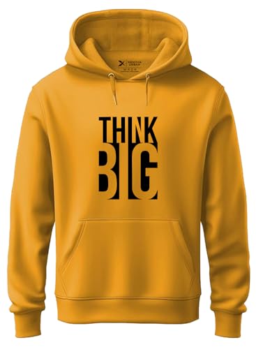 Image of XENOVAURBAN Hoodie for Men /Women | Unisex fit Cotton Fleece Hooded Sweatshirt - THINKB1