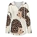 Womens Bodysuit Cute Hedgehogs Art T Shirts Long Sleeve Hoodie V Neck Pullover Tops, 2026
