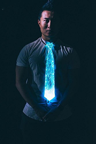 Cravate Lumineuse LED Idée Cadeau Original Homme pour Anniversaire Festif