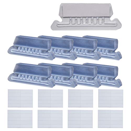 80 Sets Hanging File Tabs,Clear File Folder Labels,Hanging Folder Tabs,Insertable Plastic Filing Tabs for File Identification(2 Inch,80 Tabs and 80 Inserts per Pack)