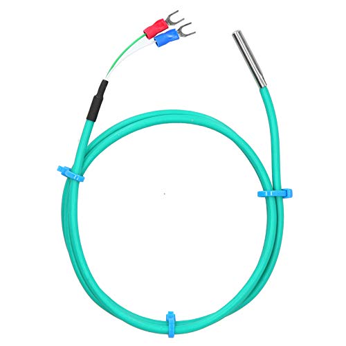 Respicefinem K Type Thermocouple Temperature Sensor Ideal for Conservancy Etc Industries with 0-200? Temperature 5x30mm Stainless Steel Probe and 5m Soft Cable (3m)