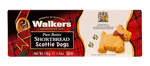 Shortbread scottie dogs galletas de mantequilla 110 g Walkers