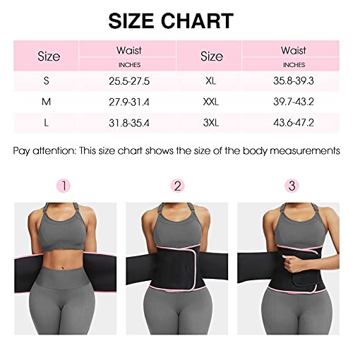 Wonder-Beauty Waist Trimmer For Women Trainer Slimming Belts Wrap Workout Fitness 6 Steel Bones #TOP1
